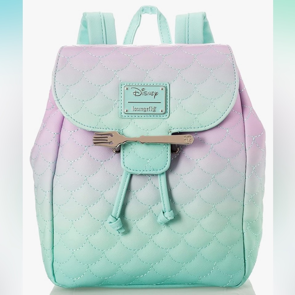 Loungefly Disney Little Mermaid Ombre Mini Backpack